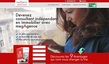 recruitment website for megagence, real estate network
