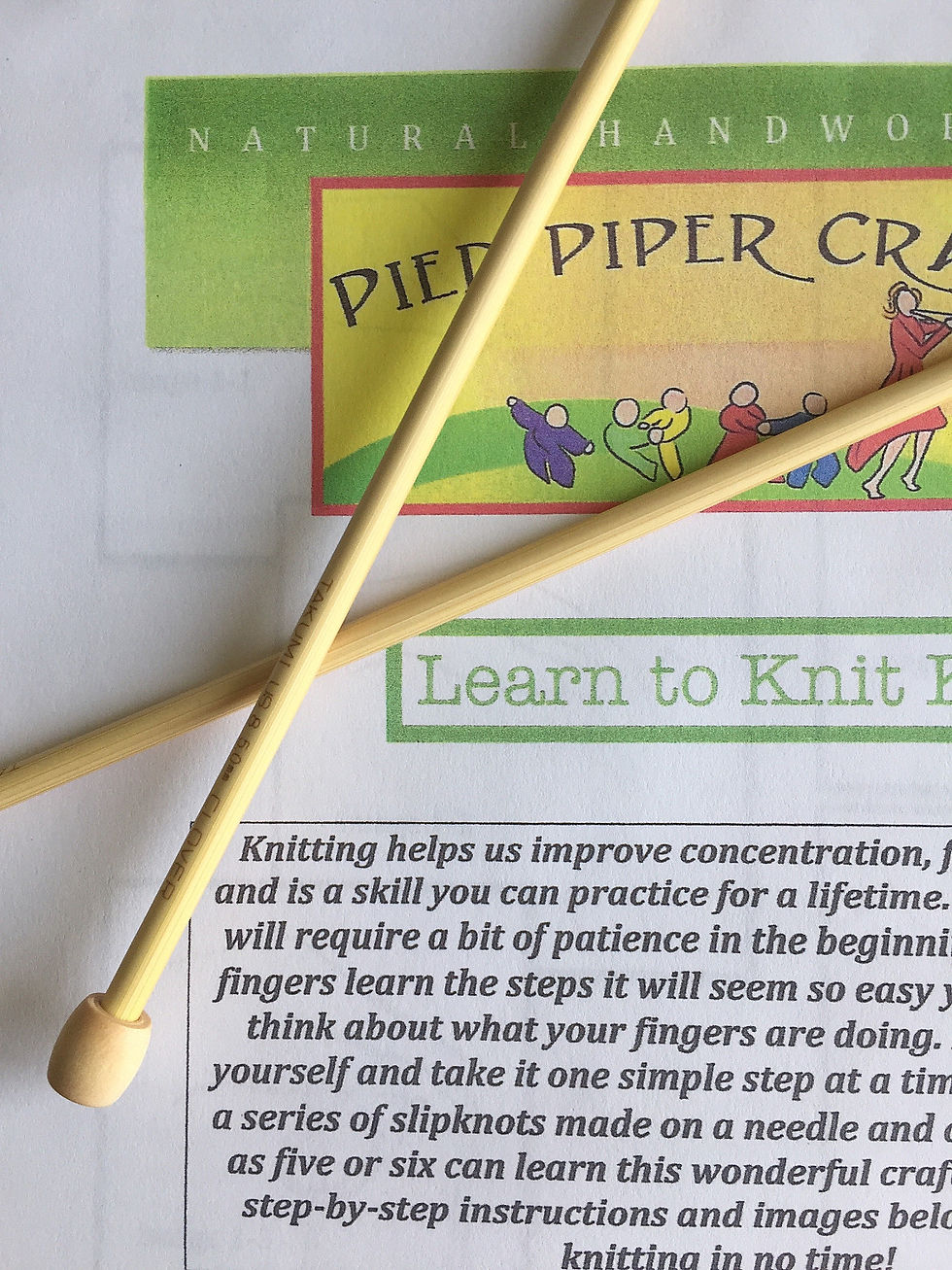 Thumbnail: kitty learn to knit kit