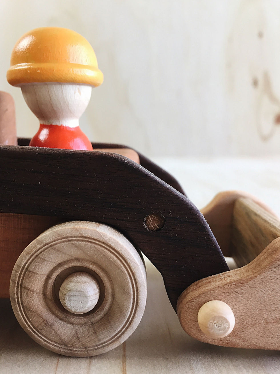 Thumbnail: handmade wood front loader