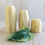 Thumbnail: sculpted beeswax candles