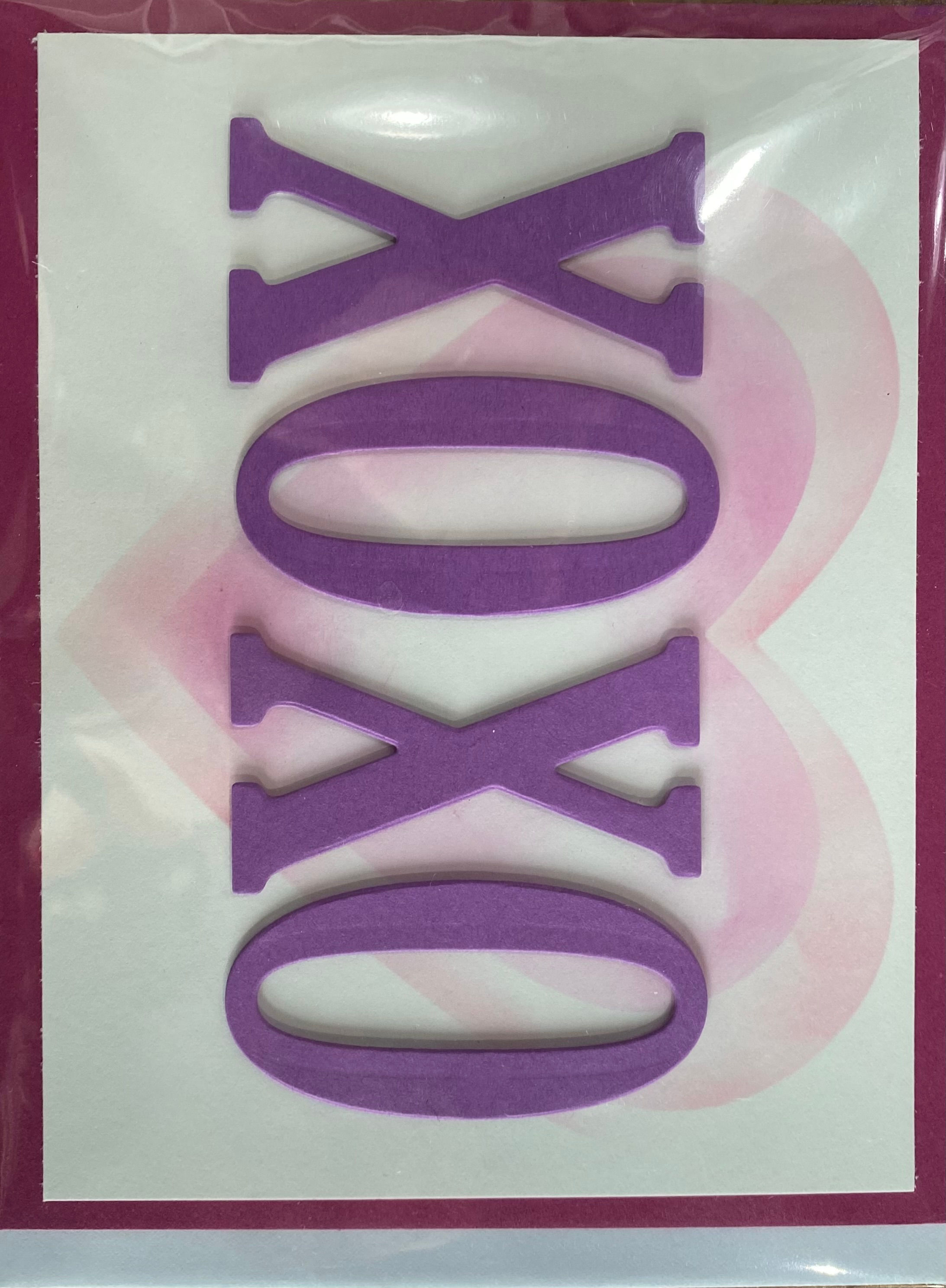 XOXO - Hand Made Card 