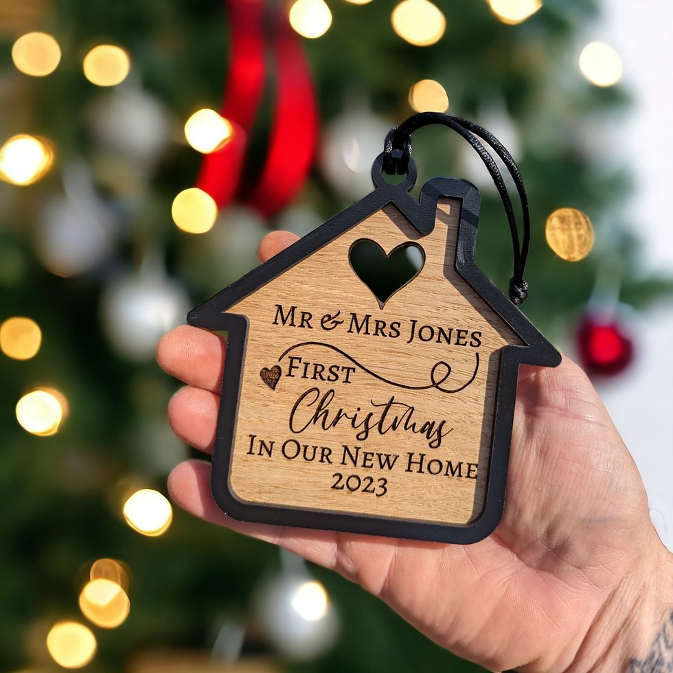 Thumbnail: my first Christmas in new home bauble