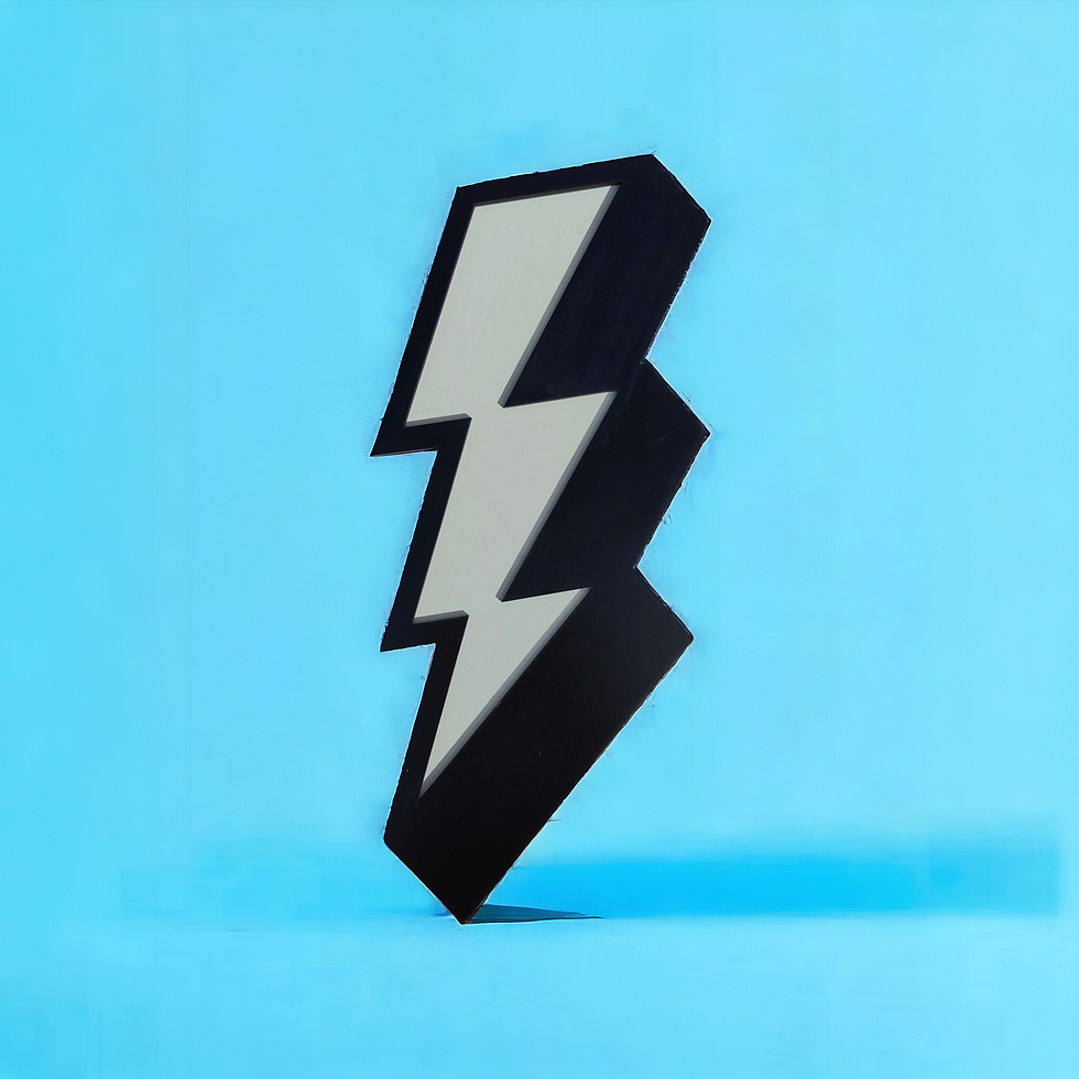 Thumbnail: Lightning Bolt Wall Art