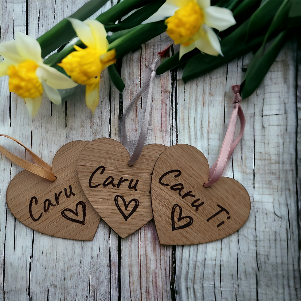 Thumbnail: Caru Ti Wooden Hanging Sign