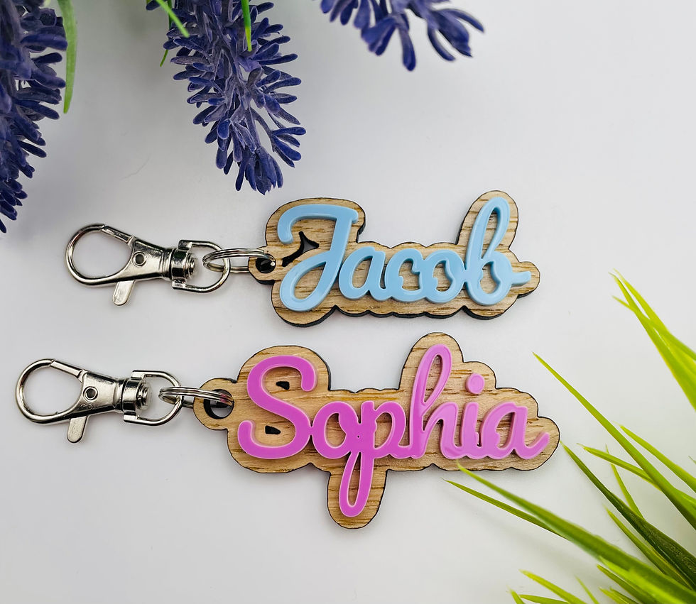 Thumbnail: Personalised Name Keyring