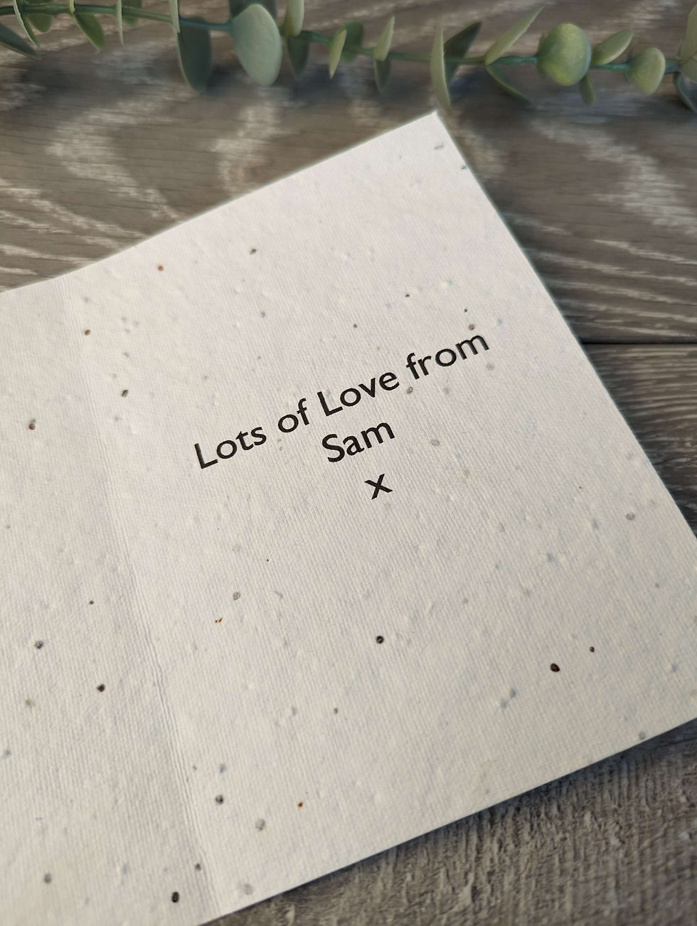 Thumbnail: Heart Happy Mother's Day Seed Paper Card