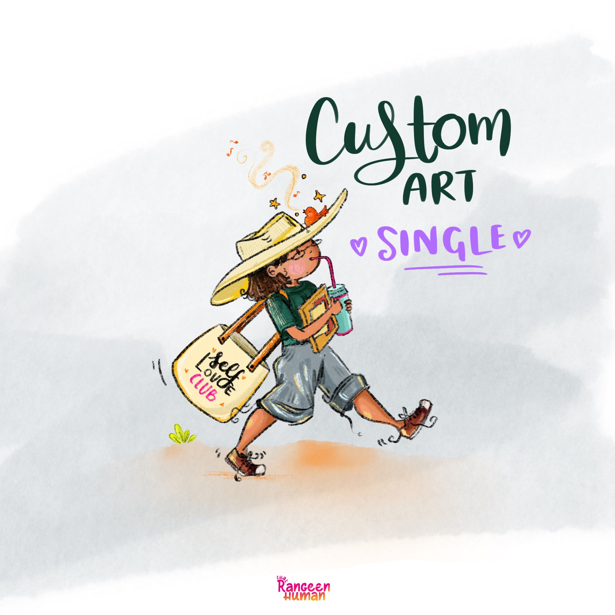 Custom Art - Single Person/Animal