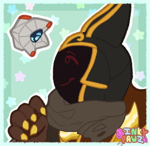Wolf n Ghost gif icon FruitlessDragon