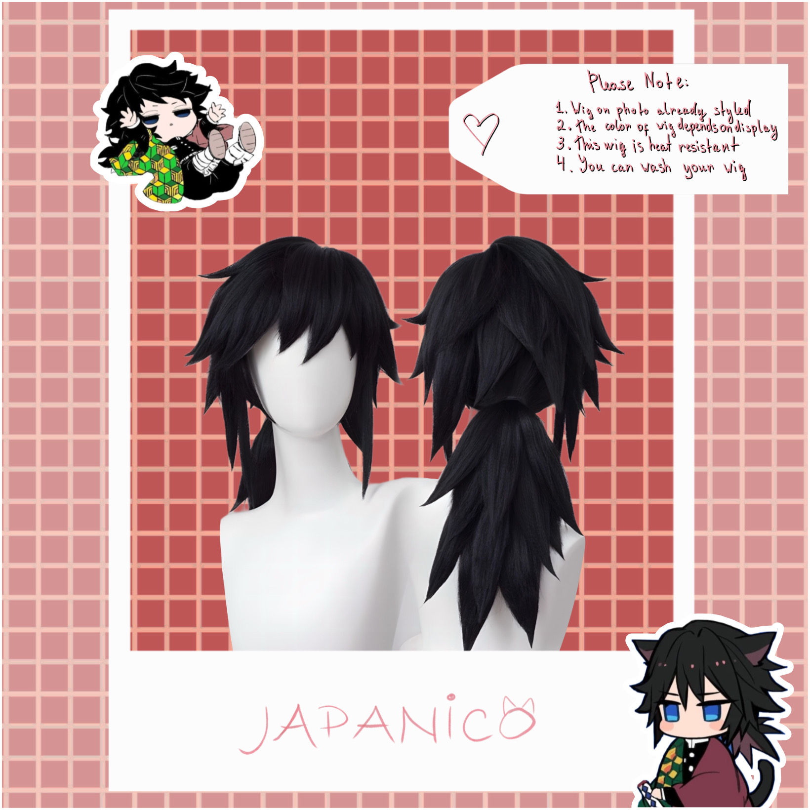Tomioka Cosplay Wig