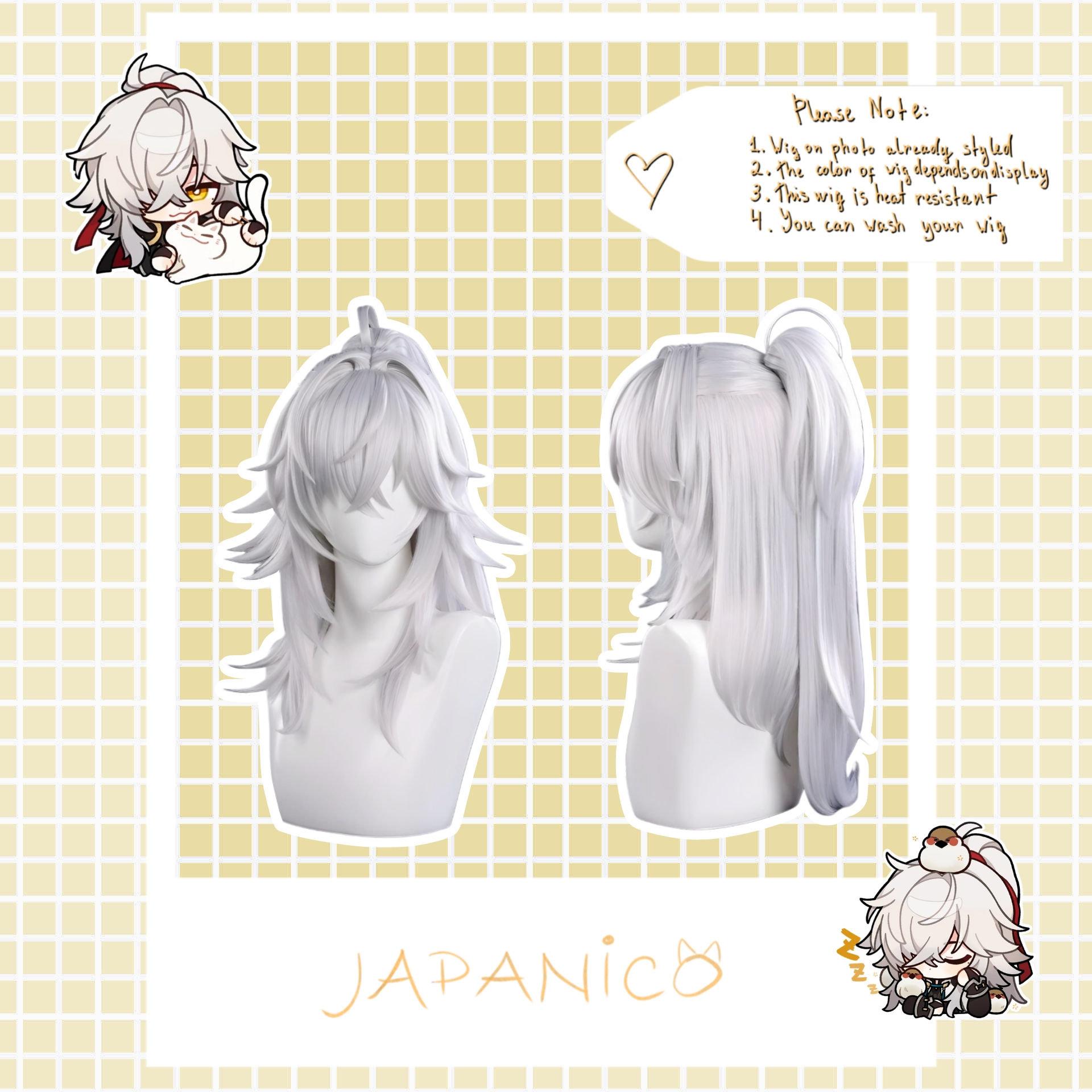 Jing Yuan Cosplay Wig