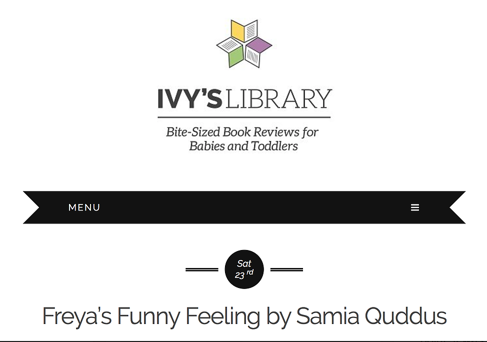 Freya's Funny Feeling Review by Ivy's Library