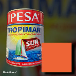 TROPIMAR SUR - ESMALTE AQUIDALICO NARANJA (SECADO RAPIDO). 231