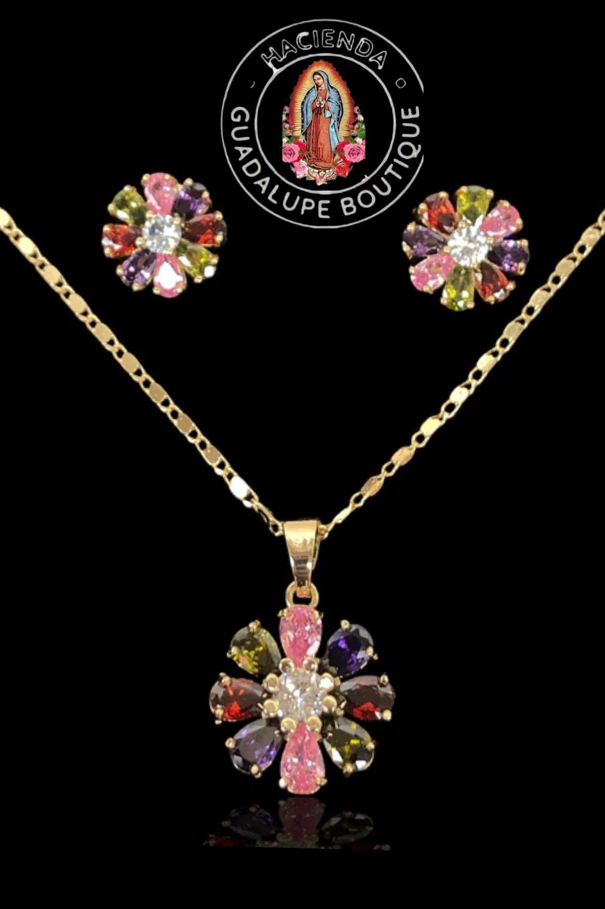 Flower of colors set