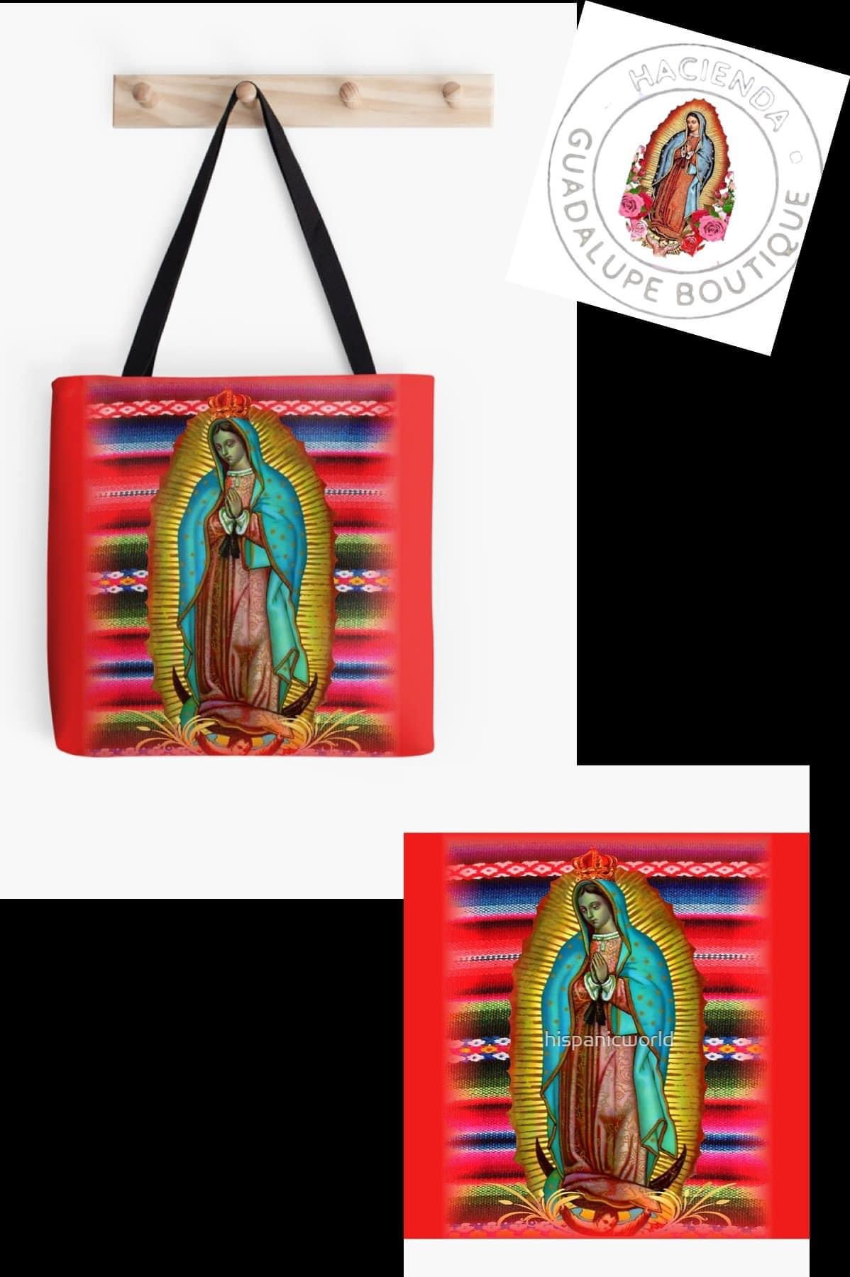 Viva Mexico mother Mary tote