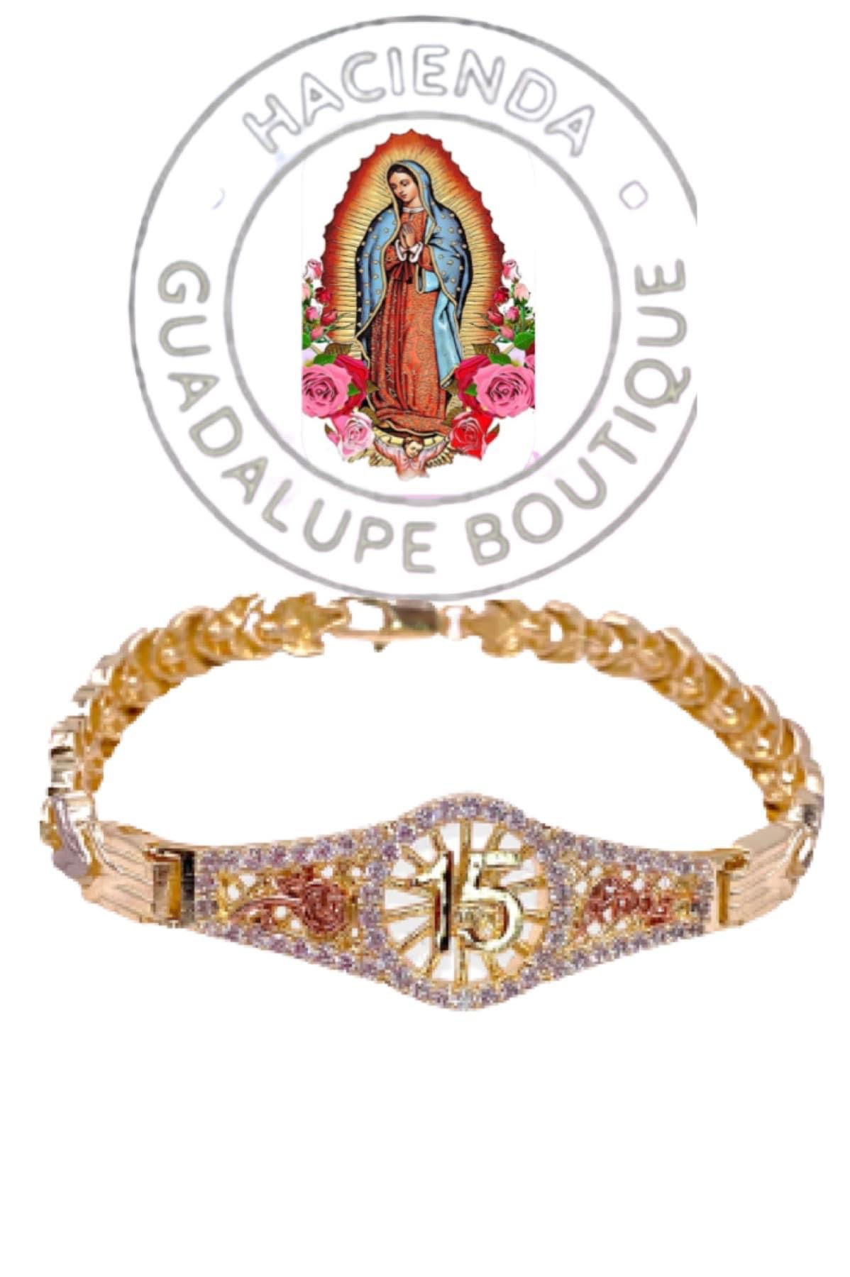 Three Golds Quinceañera Bracelet