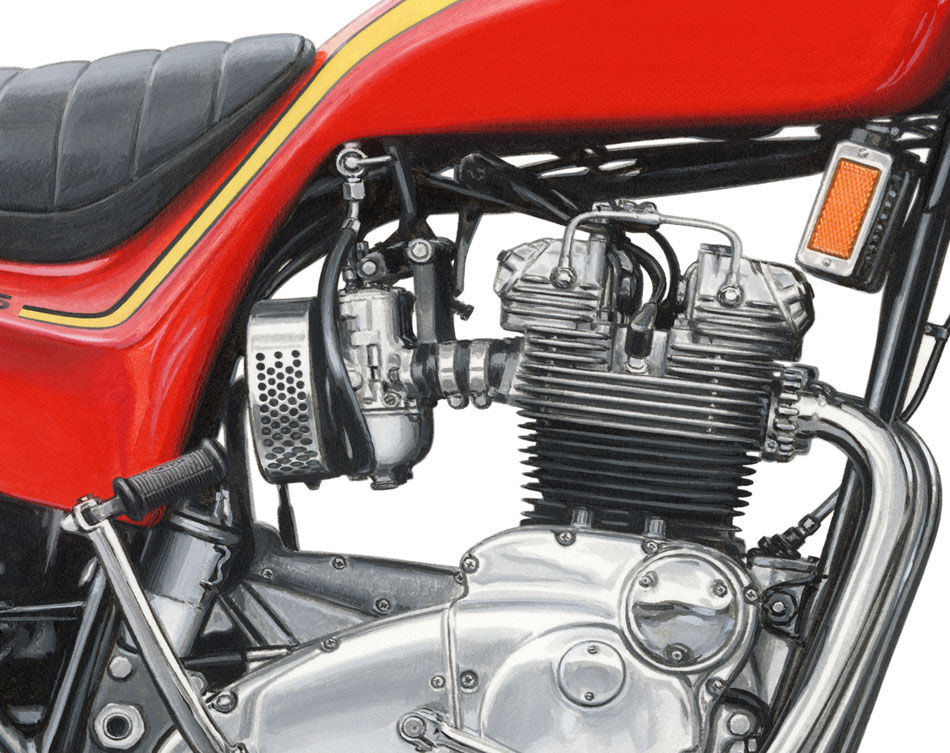 Miniature : 1973 TRIUMPH X75 Hurricane