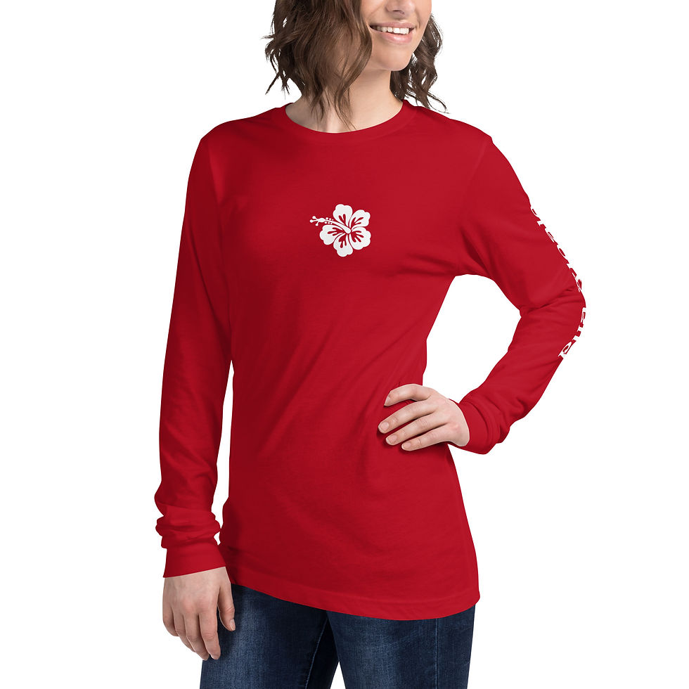 Thumbnail: Hibiscus Pua Aloalo long Sleeve Tee