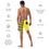 Thumbnail: All-Over Print Recycled Swim Trunks Yellow Kanaka Maoli 