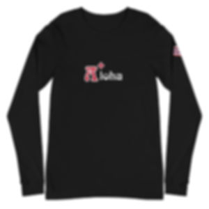 Unisex Long Sleeve Tee blood type Aloha copy
