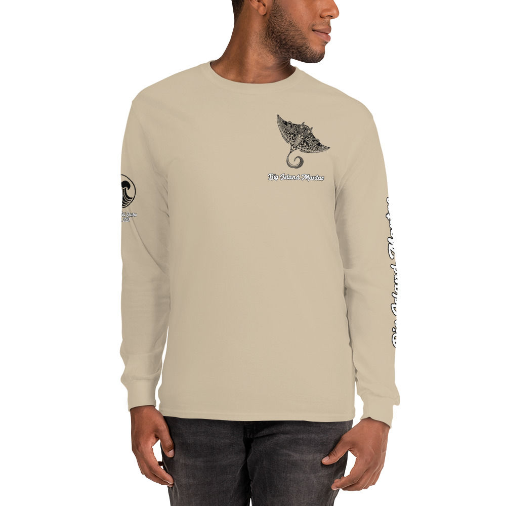 Men’s Long Sleeve Shirt Big Island Mantas