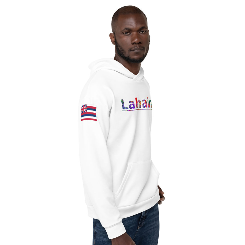 Thumbnail: Lahaina Banyan Tree Unisex Hoodie (White)