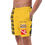 Thumbnail: All-Over Print Recycled Swim Trunks Hawaiian and Diver flag yellow