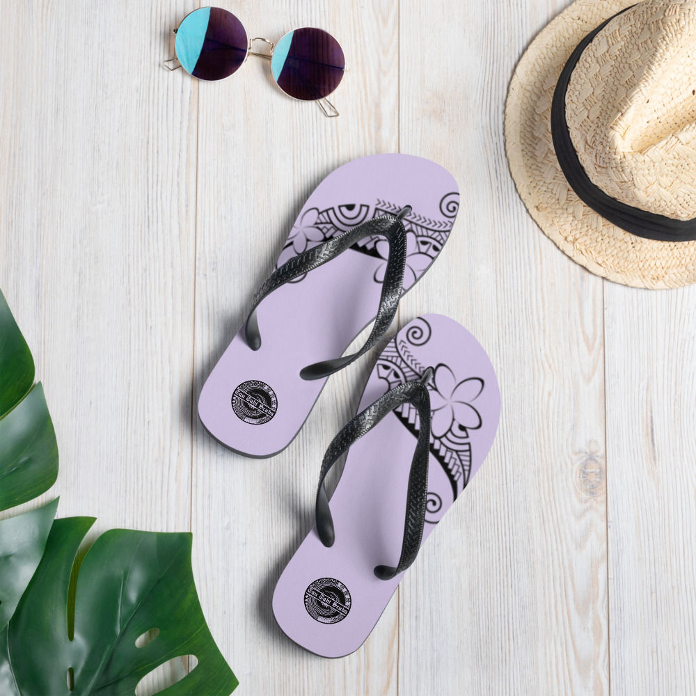 Flip-Flops floral purple