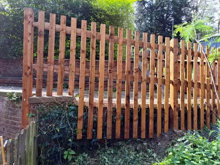 Wooden Palisade Fencing