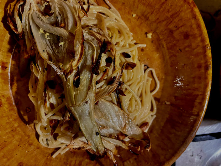 White wine fennel cream pasta 