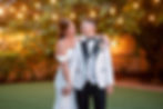 Beautiful Couple Night Garden photo