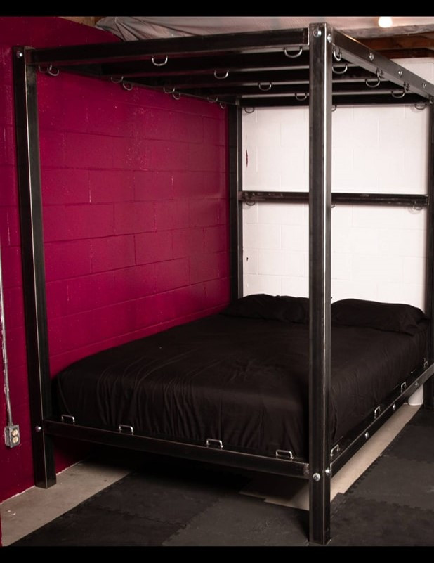 Queen Steel Canopy bed frame 2.5"