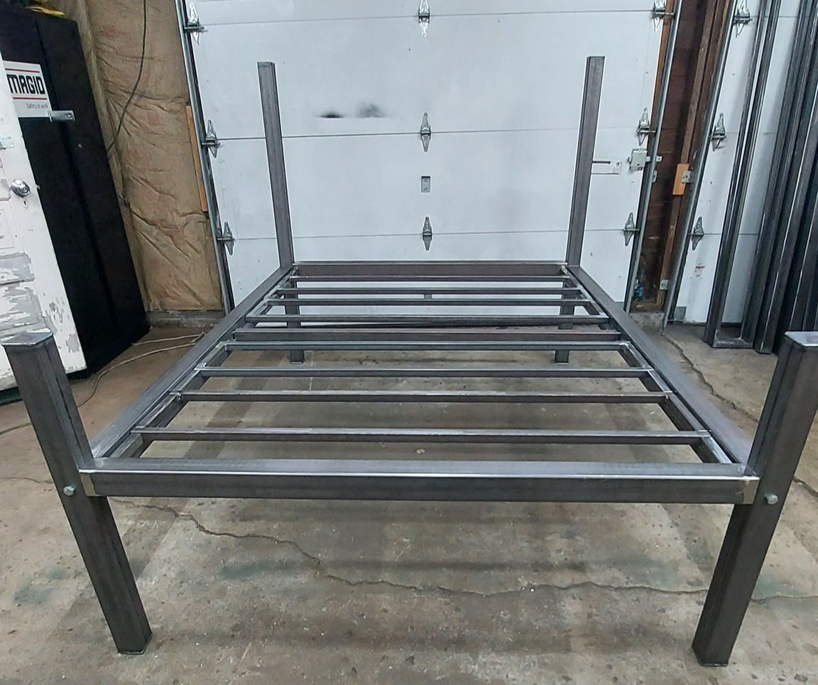 Queen short post bdsm bed frame