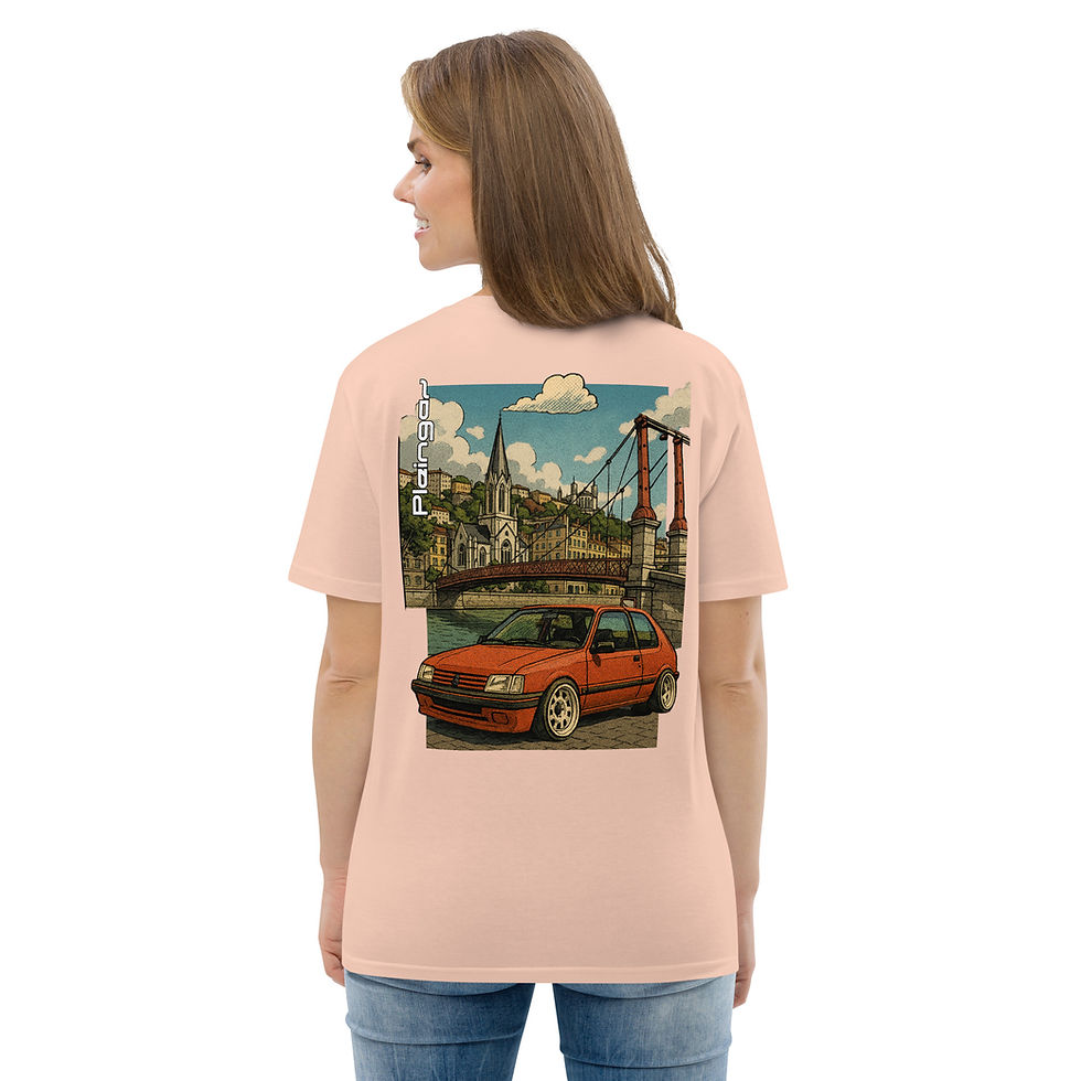 Thumbnail: T-shirt Pleingaz 205 LYON - du S au 5XL - Unisex Coton Bio Oeko-tex