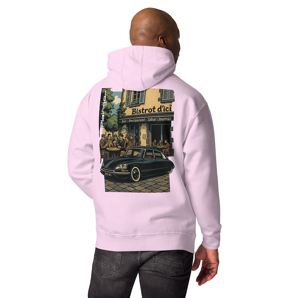 Miniature : Hoodie Pleingaz DS BISTRO - du S au 3XL  - unisex coton/polyester