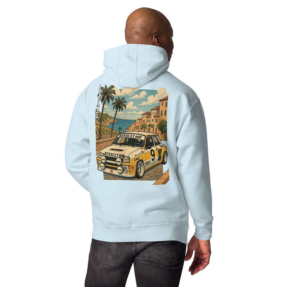 Miniature : Hoodie Pleingaz R5 TURBO - du S au 3XL  - unisex coton/polyester