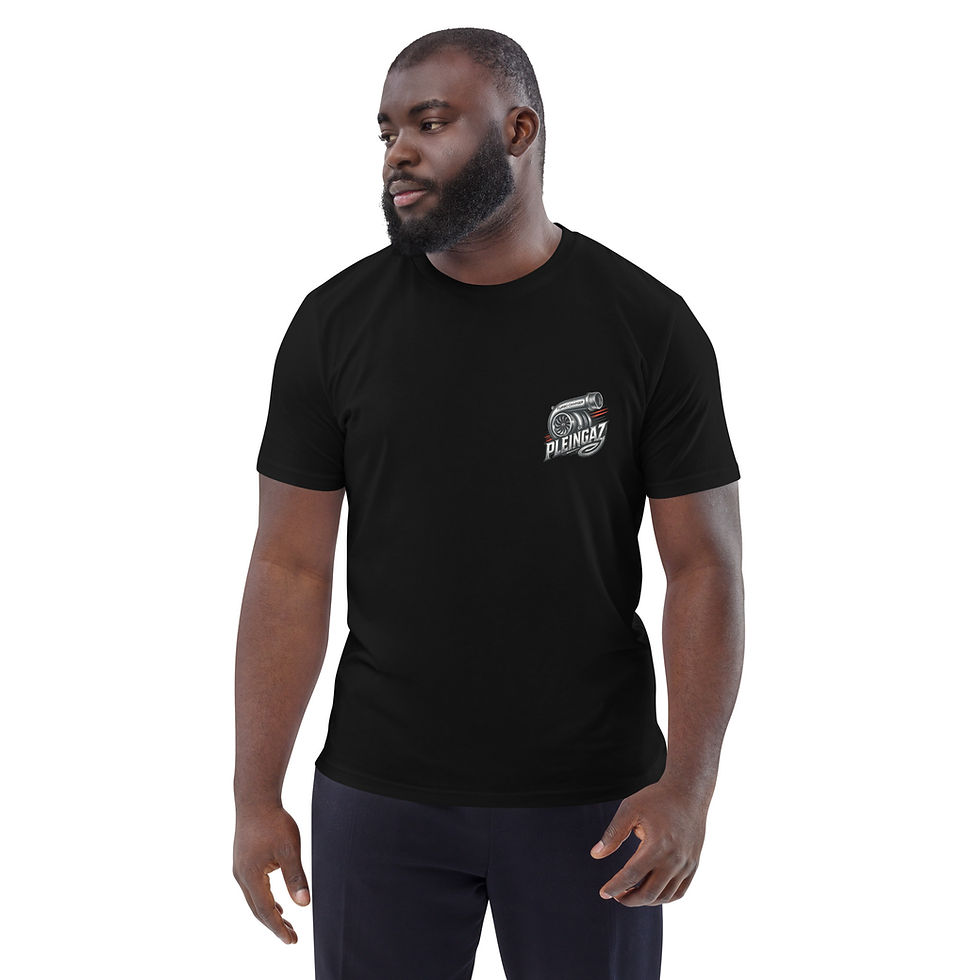 Miniature : T-shirt Pleingaz MUSTANG SAKURA - du S au 5XL - unisex coton bio Oeko tex