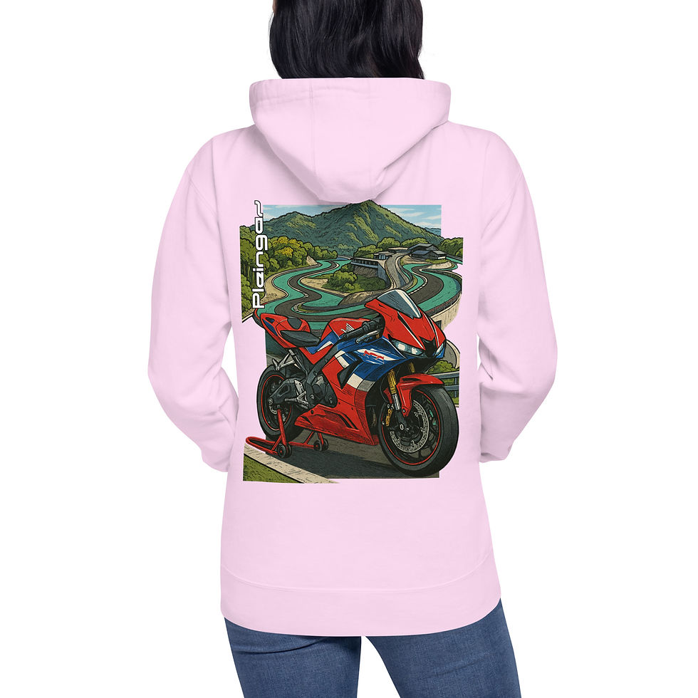 Thumbnail: Hoodie Pleingaz CBR 600 - du S au 3XL  - unisex coton/polyester