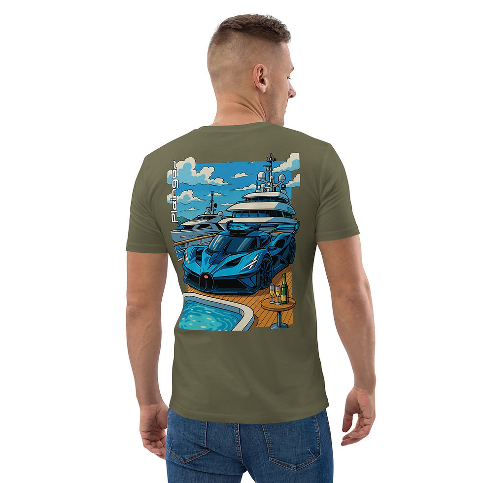 Miniaturbild: T-shirt Pleingaz LE BOLIDE YACHT - du S au 5XL - Unisex coton bio oeko tex