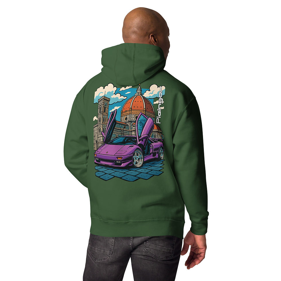 Miniaturbild: Hoodie Pleingaz DIABLO - du S au 3XL  - unisex coton/polyester
