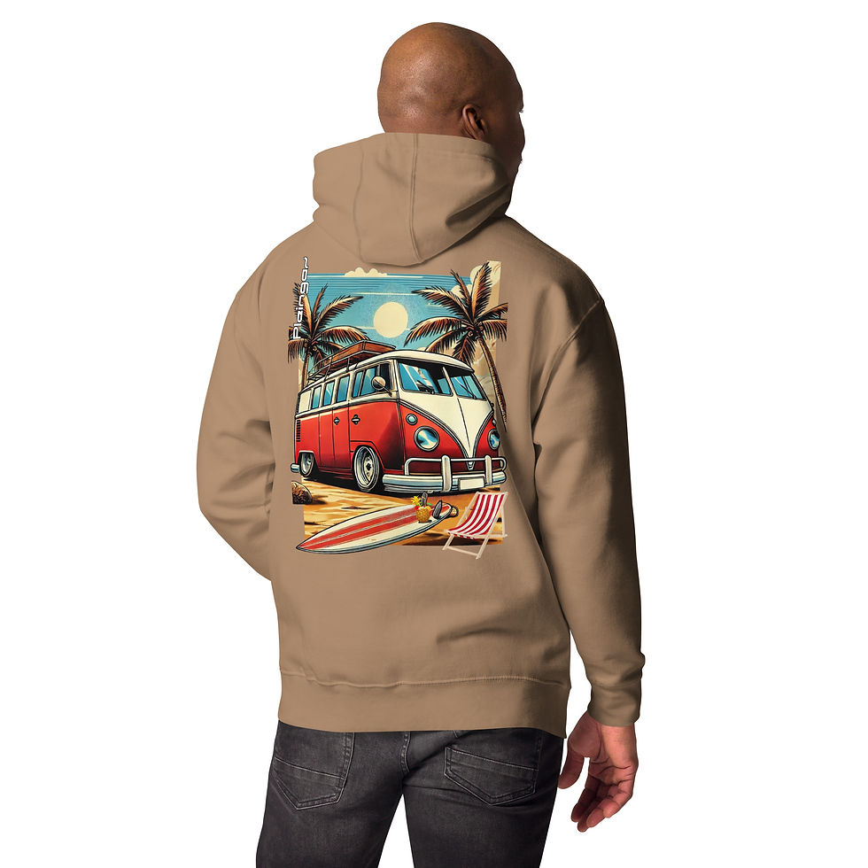 Miniature : Hoodie Pleingaz T1 BUS - du S au 3XL  - unisex coton/polyester