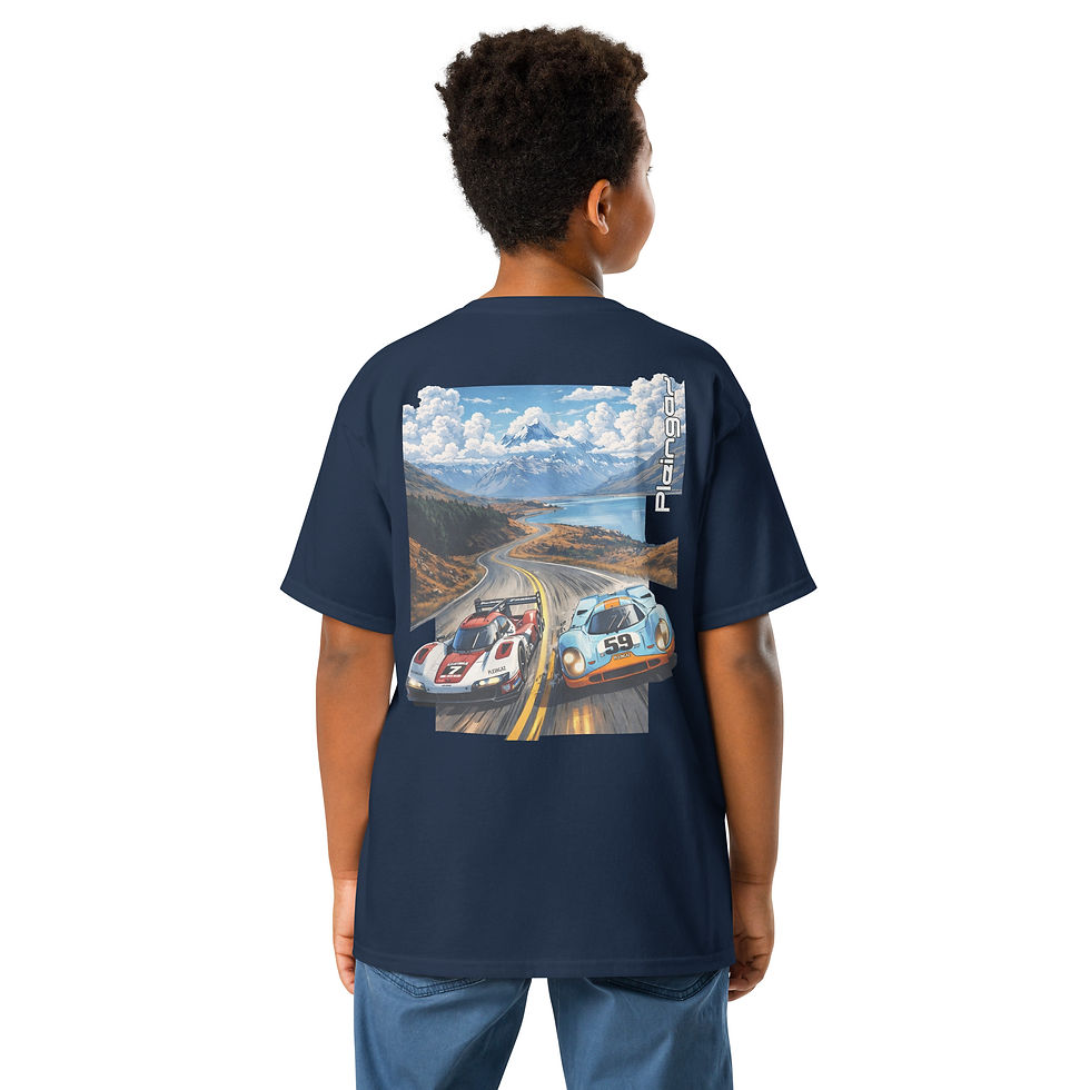 Thumbnail: Kid t-shirt Pleingaz 963 _ 917 SKYVIEW unisex coton oeko-tex
