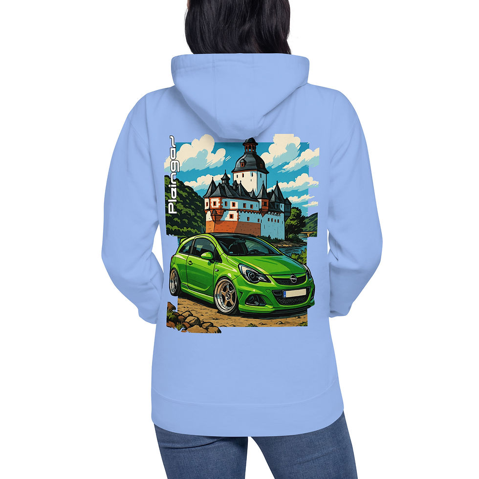 Miniature : Hoodie Pleingaz CORSA D OPC - du S au 3XL  - unisex coton/polyester