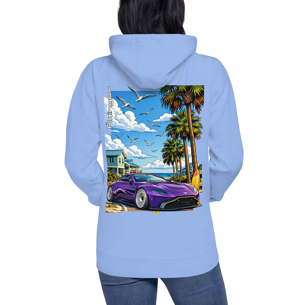 Miniature : Hoodie Pleingaz VANTAGE PURPLE - du S au 3XL  - unisex coton/polyester