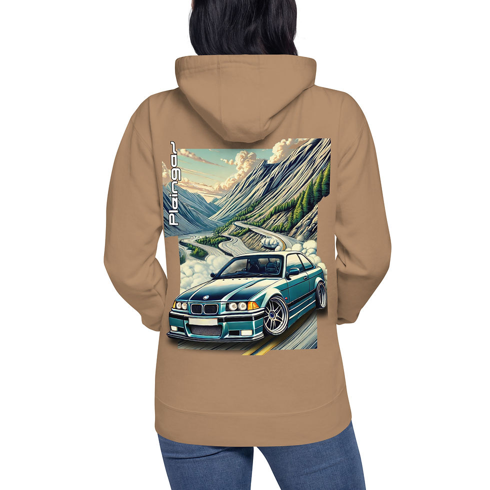 Thumbnail: Hoodie Pleingaz M3 E36 - du S au 3XL - unisex coton/polyester