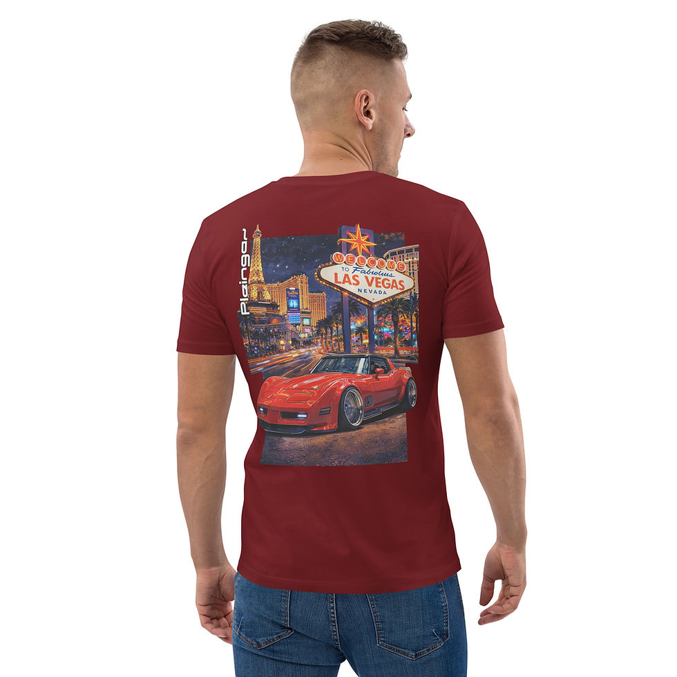 Miniature : T-shirt Pleingaz Corvette C3 - du S au 5XL - Unisex coton bio oeko tex
