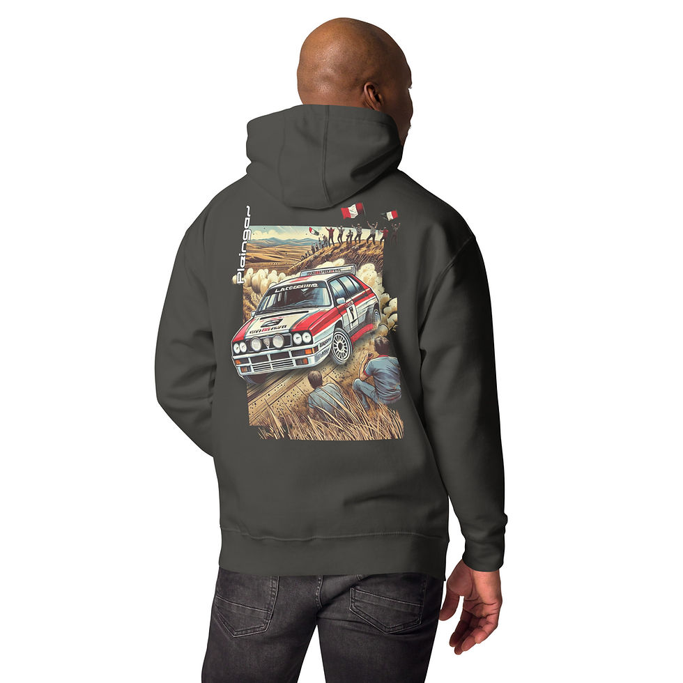 Miniaturbild: Hoodie Pleingaz DELTA INTEGRALE - du S au 3XL  - unisex coton/polyester
