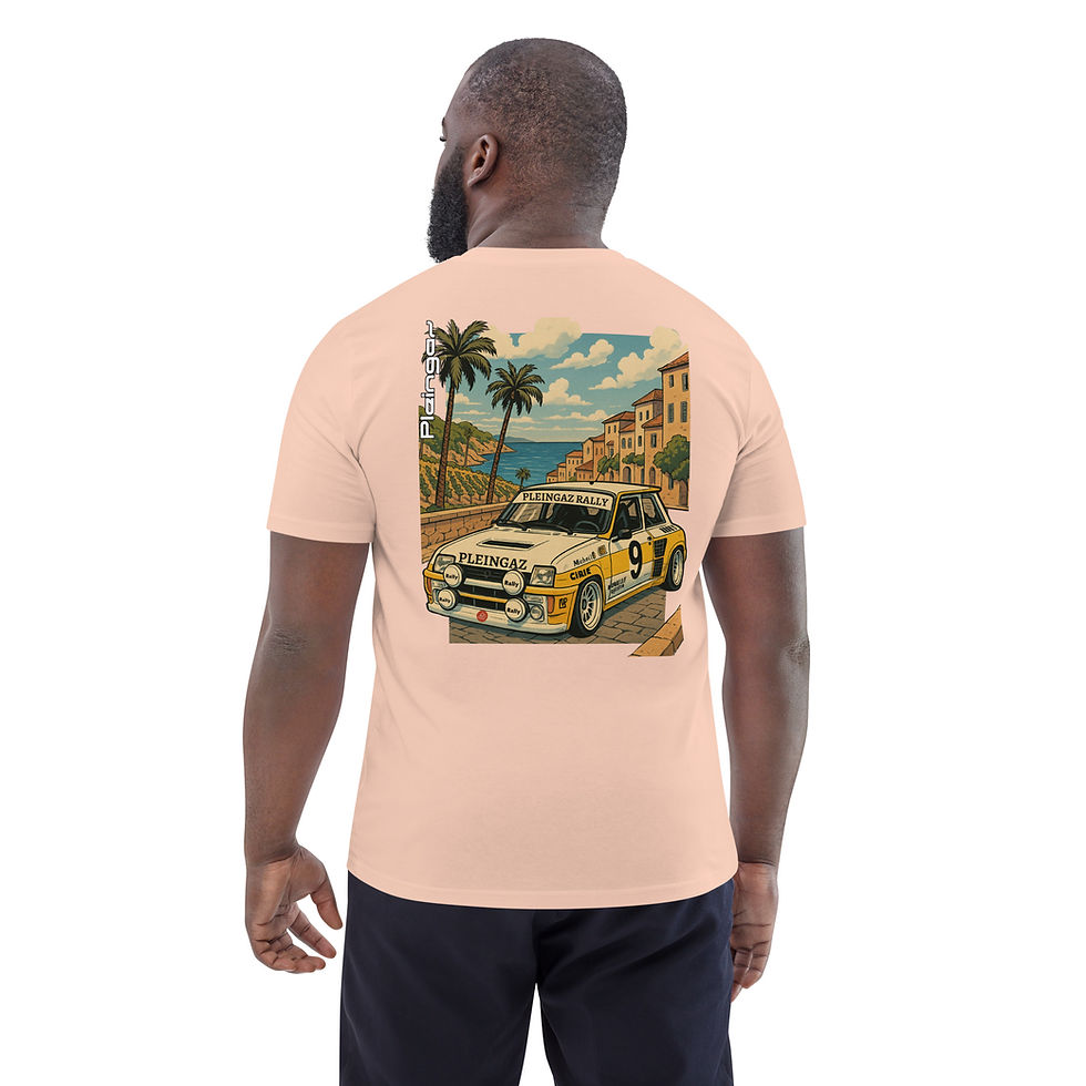 Thumbnail: T-shirt Pleingaz R5 Turbo Unisex 100% coton bio Oeko-Tex