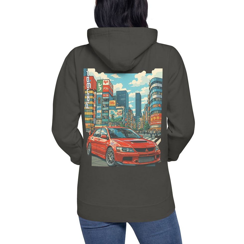 Thumbnail: Hoodie Pleingaz EVO 9 RED - du S au 3XL - unisex coton/polyester