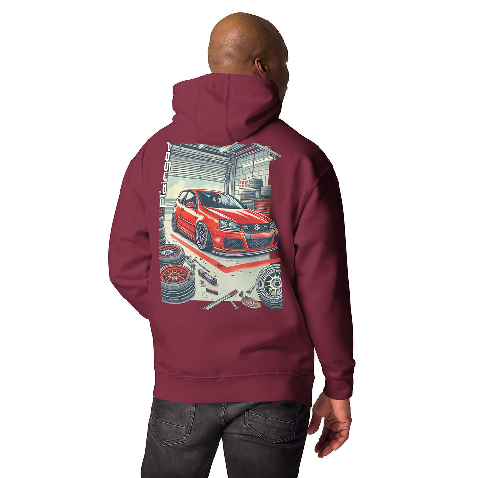 Miniaturbild: Hoodie Pleingaz MK5 GTI - du S au 3XL  - unisex coton/polyester