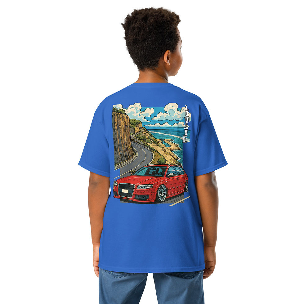 Thumbnail: Kid t-shirt Pleingaz RS4 B7 AVANT unisex coton oeko-tex
